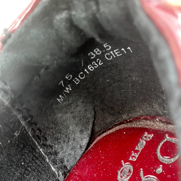 BOC Burgundy Comfort Clogs Man Made Upper Size 38.5 - Picture 10 of 12